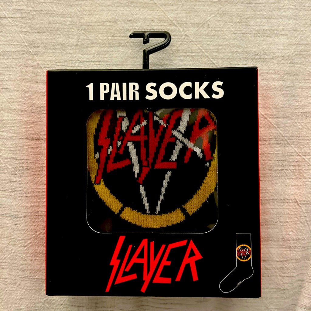 Slayer Logo Socks Brand New Sealed In Box Slayer Logo Socks Brand New Sealed In Box